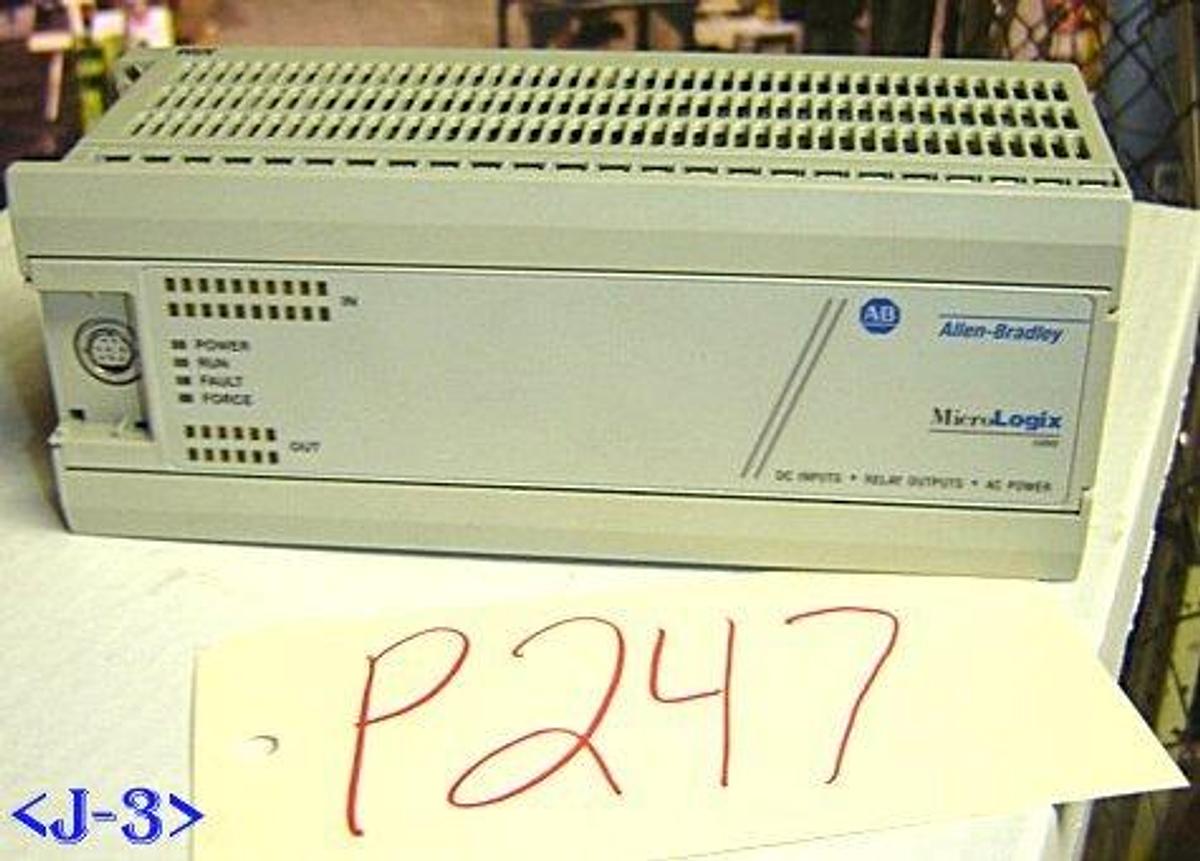 Used Allen Bradley Micrologix 1000 PLC Cont.