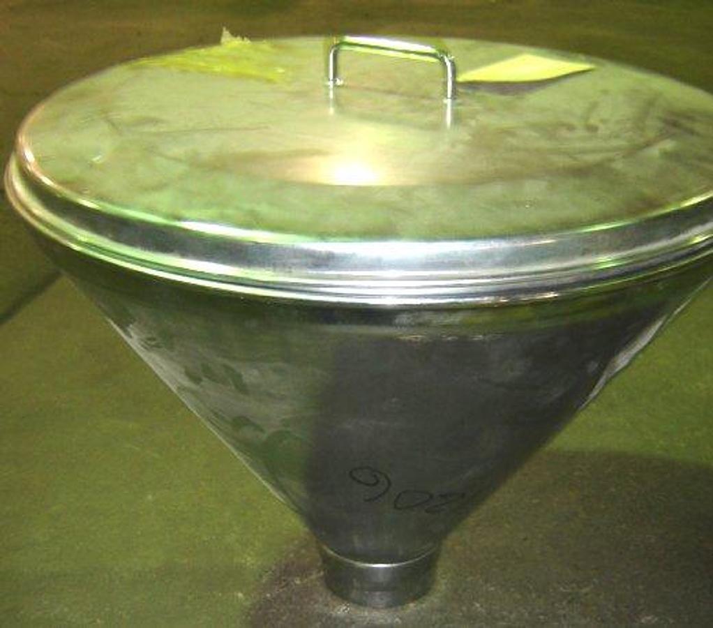Used New Chrome Hopper 23 1/2" X 16 3/4"W/Lid