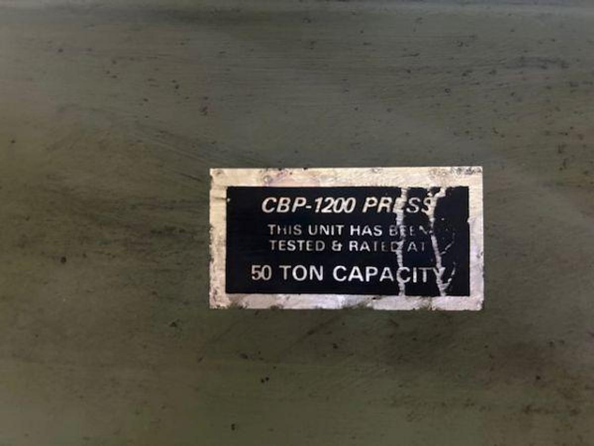 Used Carolina H-Frame Hydraulic Press