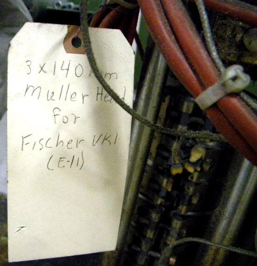 Used Mueller 3 x 140 Blow Molder Head