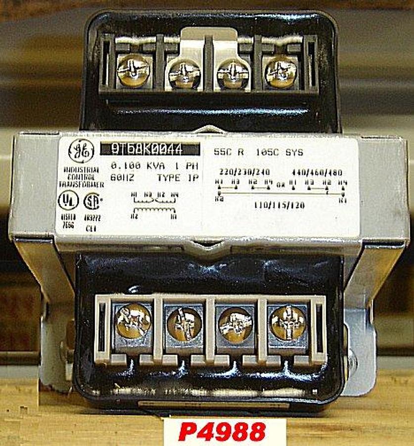 Used GE CONTROL TRANSFORMER
