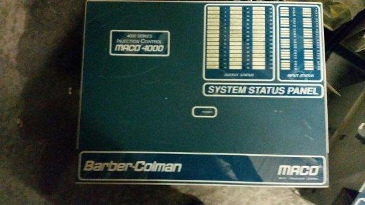 Used Barber Coleman MACO 4000 Sys. Status Pnl