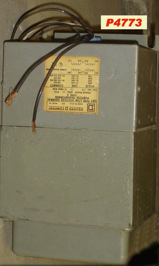 Used Square D 2 KVA Gen. Purpose Transformer