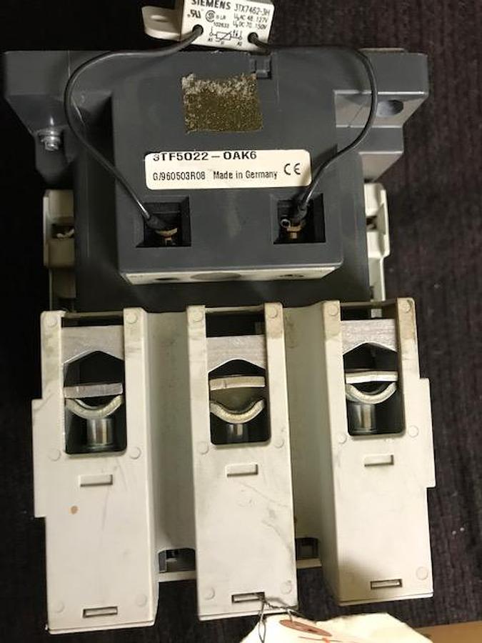 Used SIEMENS CONTACTOR #3TF5022