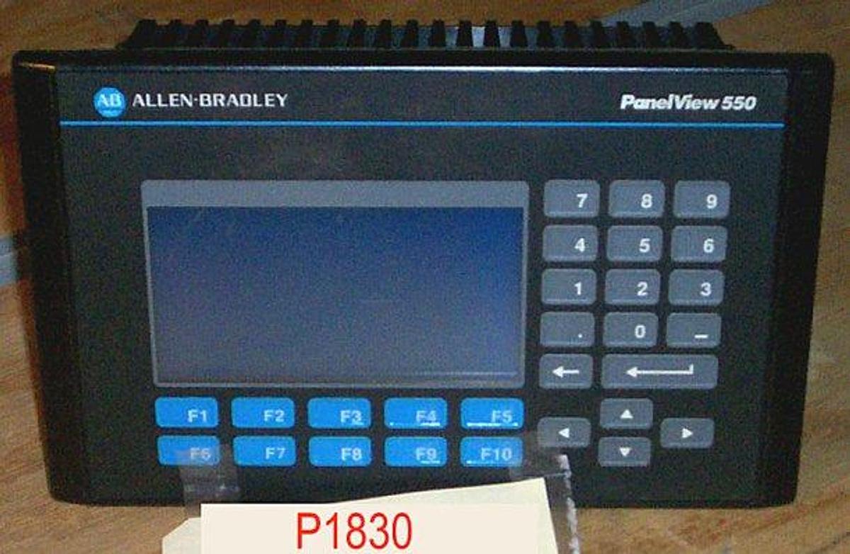 Used Allen Bradley Panelview 550 Operator Pnl