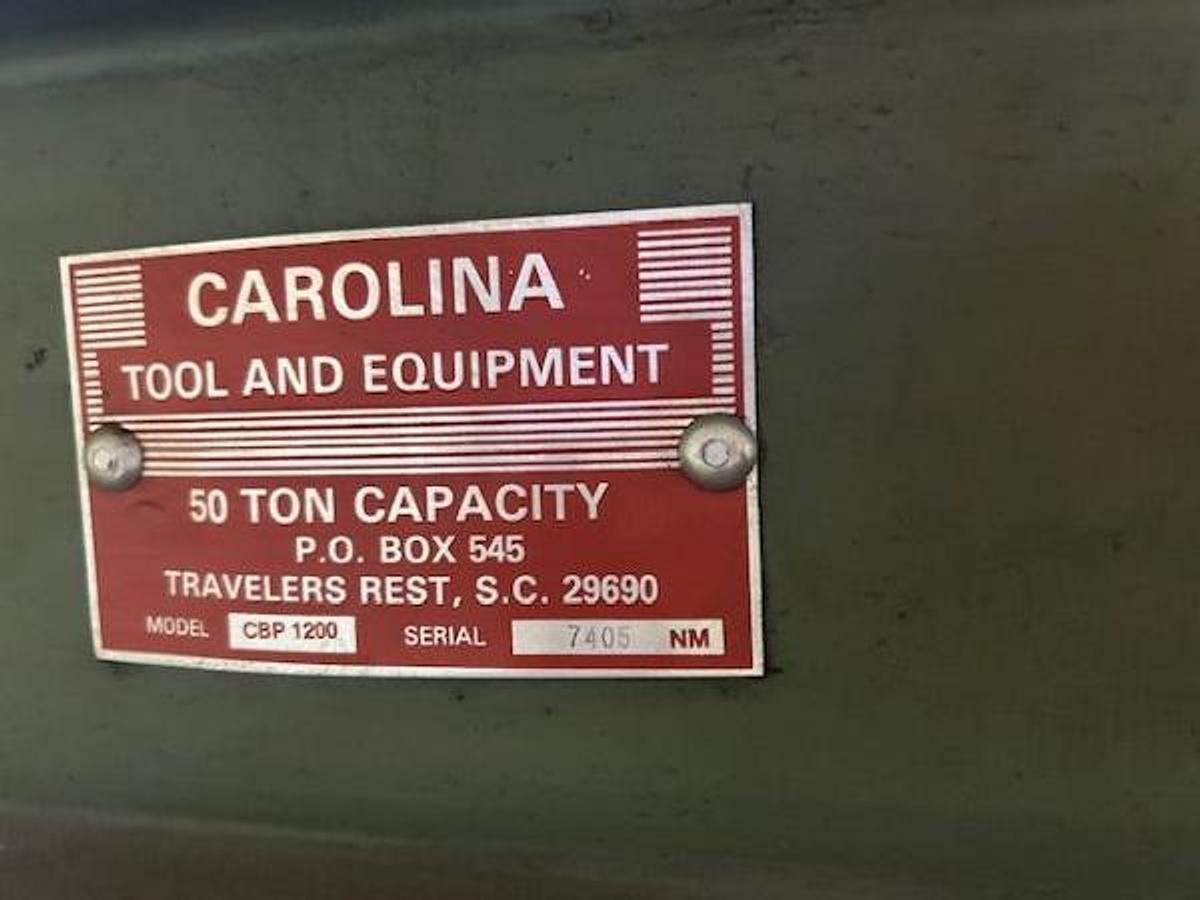 Used Carolina H-Frame Hydraulic Press
