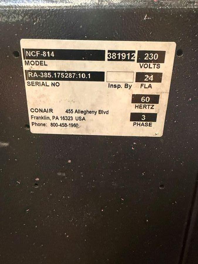 Used Conair NCF814 Granulator