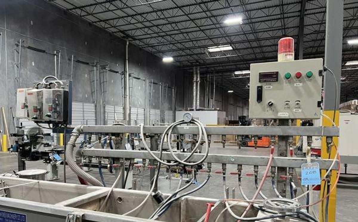Used Kiwex Vacuum Cooling Trough