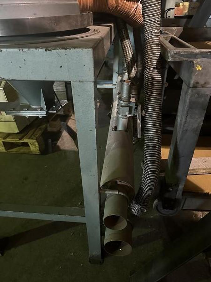 Used 3) Thoreson McCosh 100 lb. Non-Insulated Hoppers on stand
