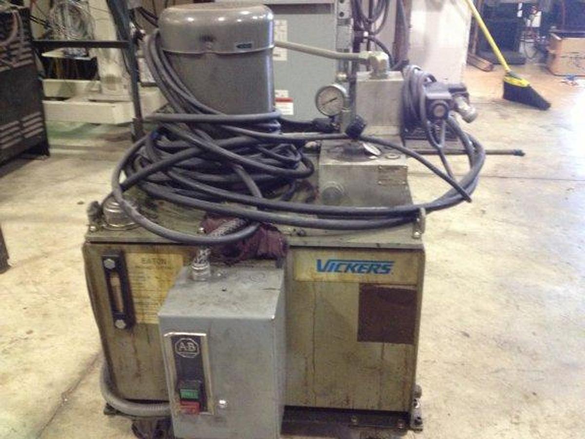 Used Vickers Hydraulic Tank w/5 HP Motor