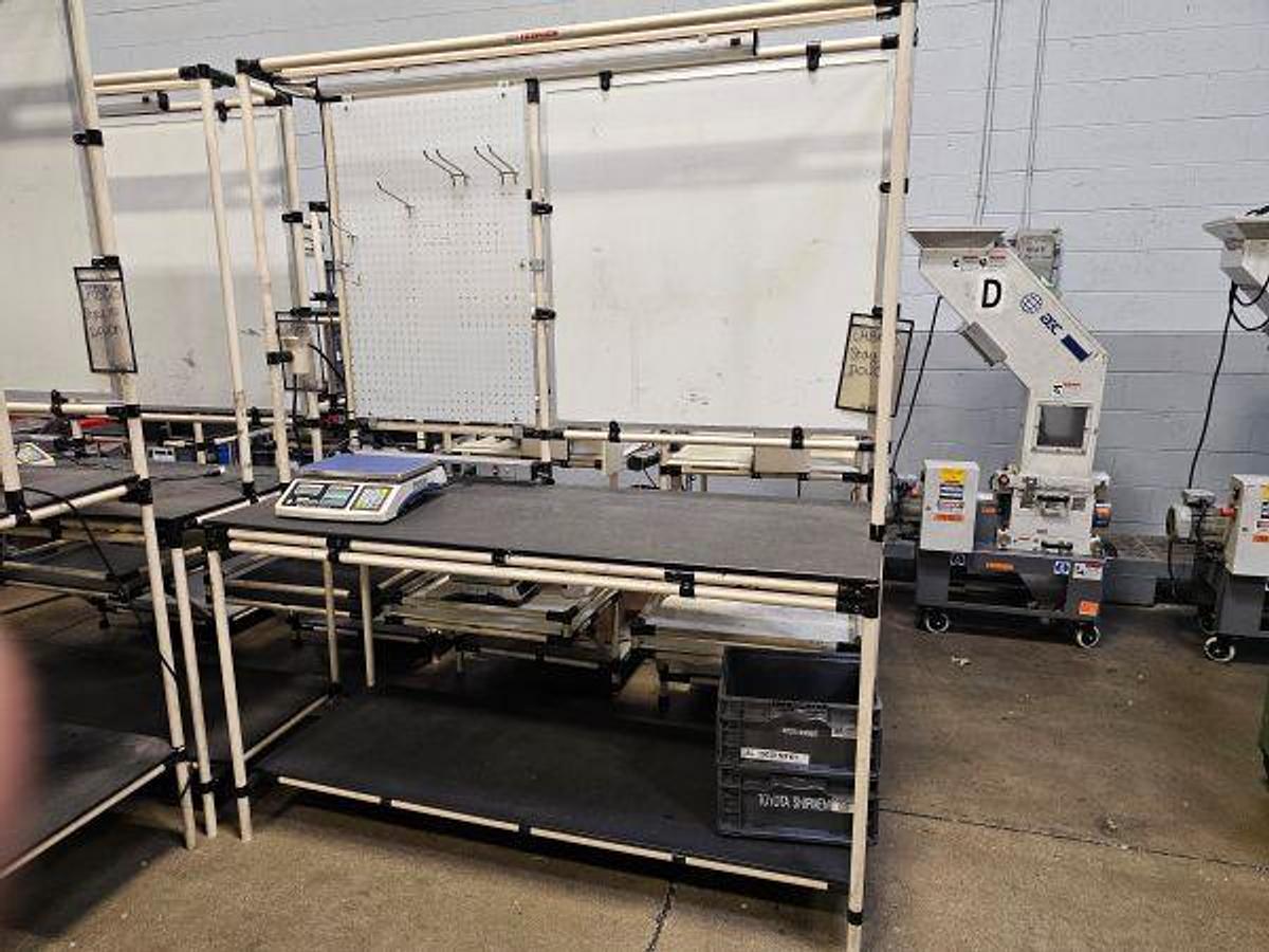 Used Modular Work Tables