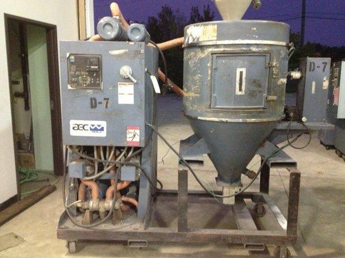 Used Whitlock WD100 Dryer w/300 lb Ins Hopper