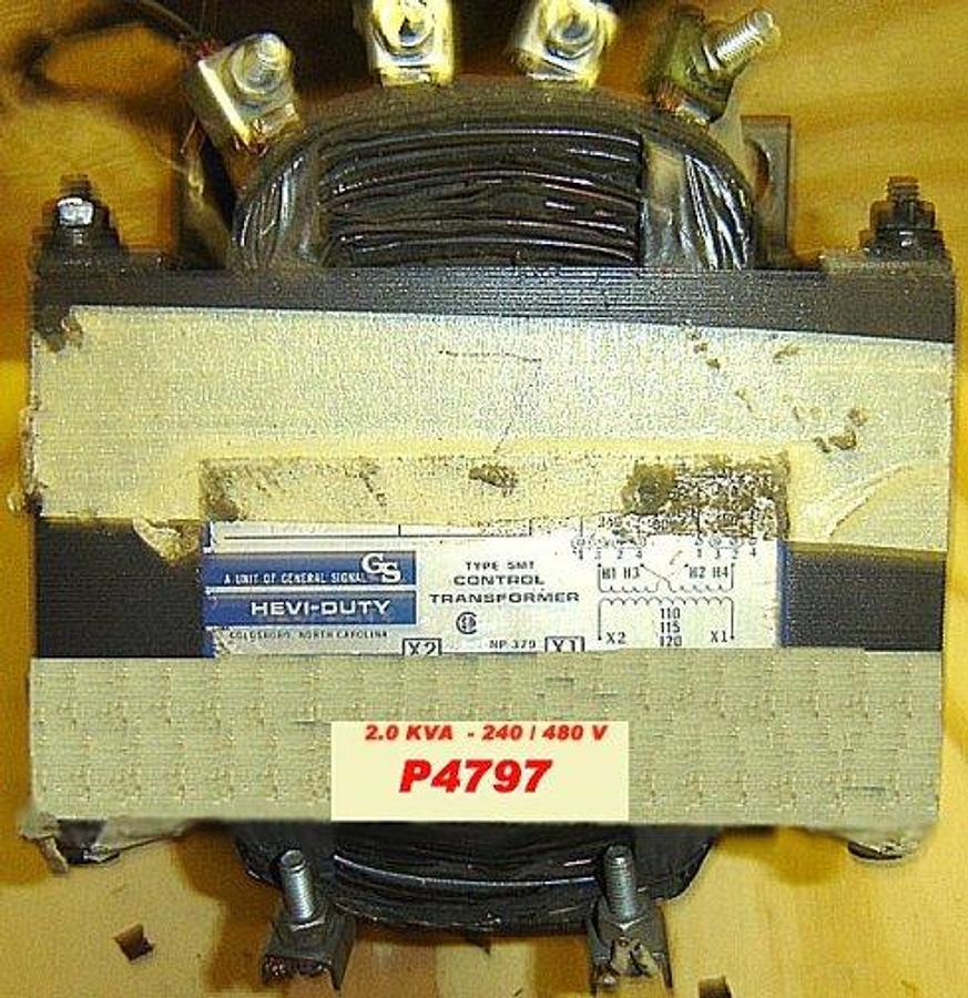 Used Hevi-Duty 2 KVA Control Transformer