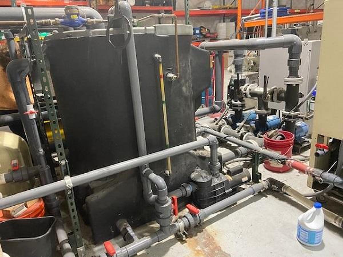Used Temptek 45 Ton Tower Cell System
w/Tower, pump tank station & water treatment system