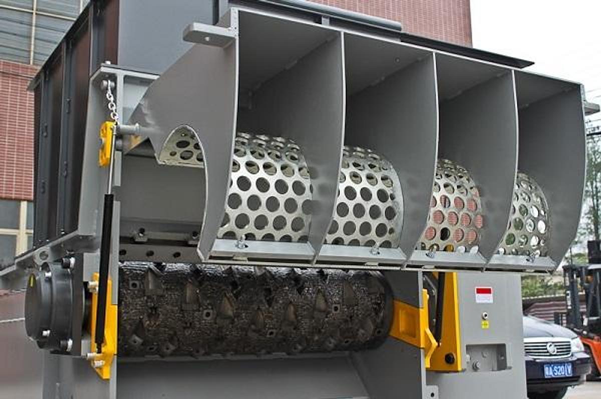 Used Genox V1200 Single Shaft Shredder NEW!!