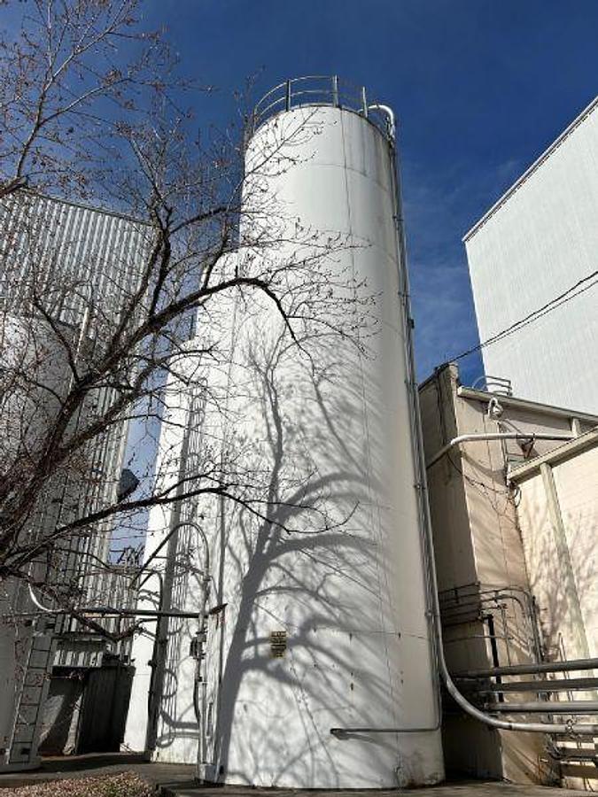 Used 3) Columbia Tec Tank Welded Carbon Steel Silos - 12' x 43'