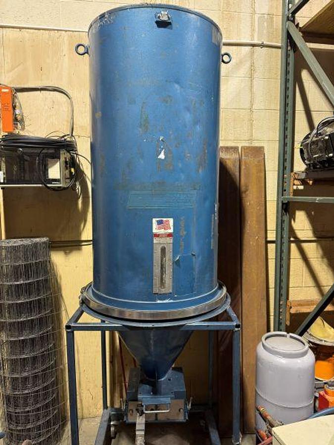 Used Thoreson McCosh 360 lb. Insulated Drying Hopper on stand