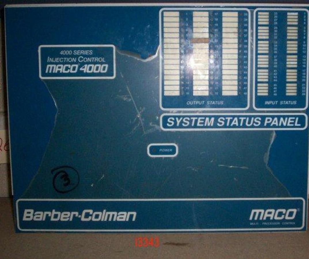 Used Barber Coleman MACO 4000 Sys. Status Pnl