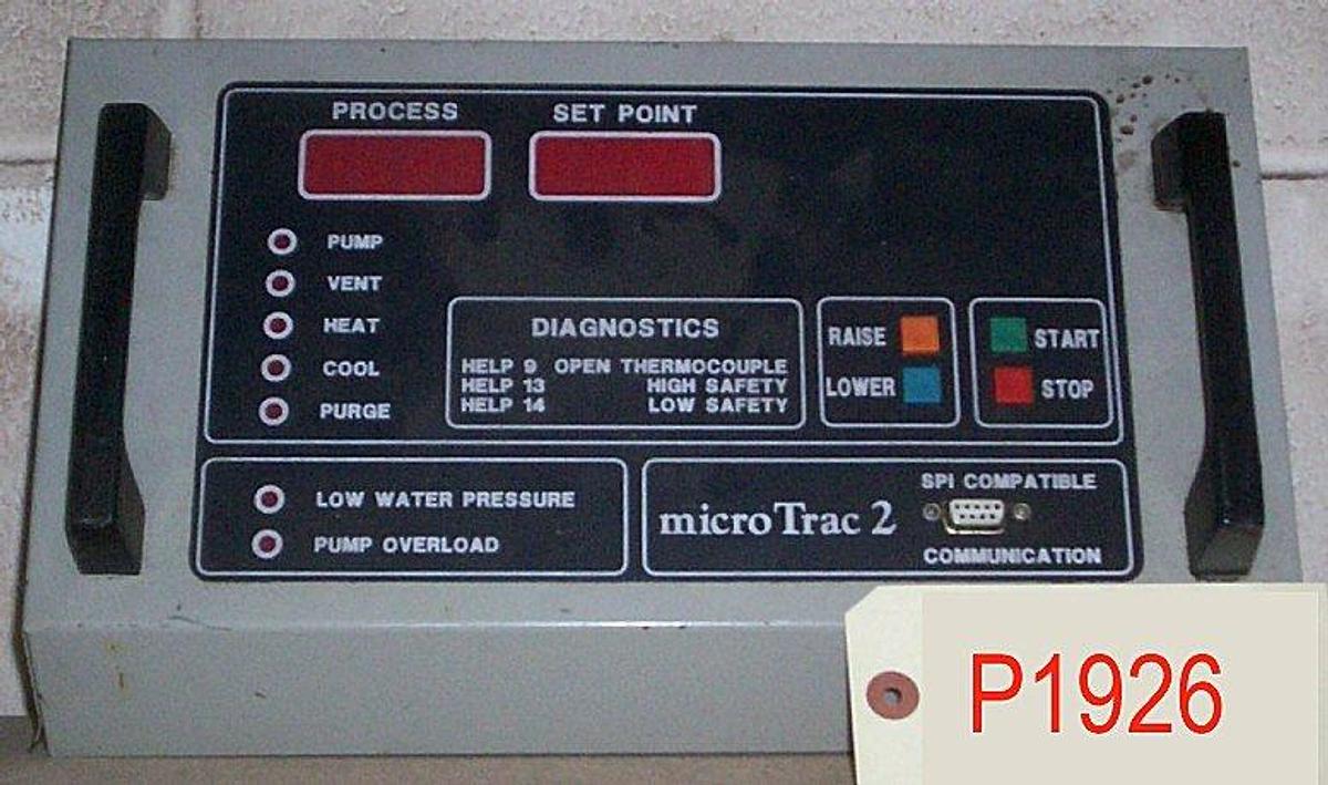 Used MICRO TRAC 2 TEMP. CONTROL PANEL