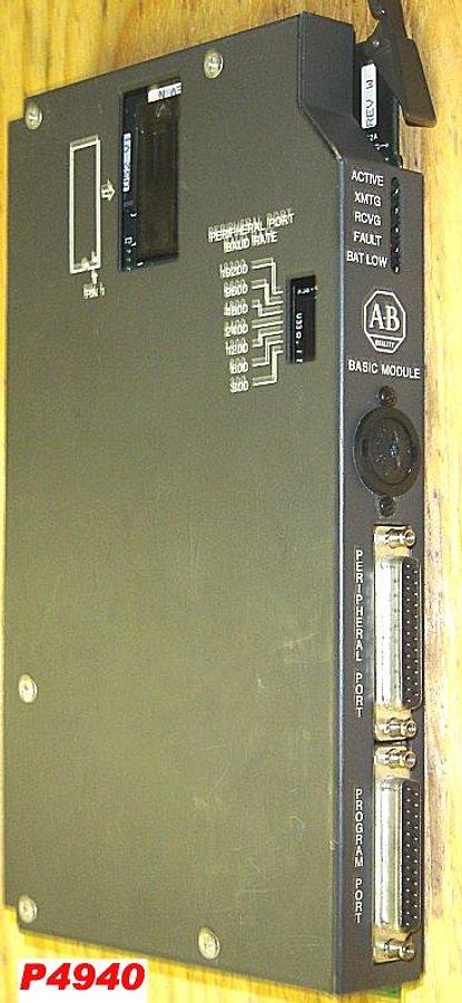 Used ALLEN BRADLEY BASIC MODULE, REV A/D