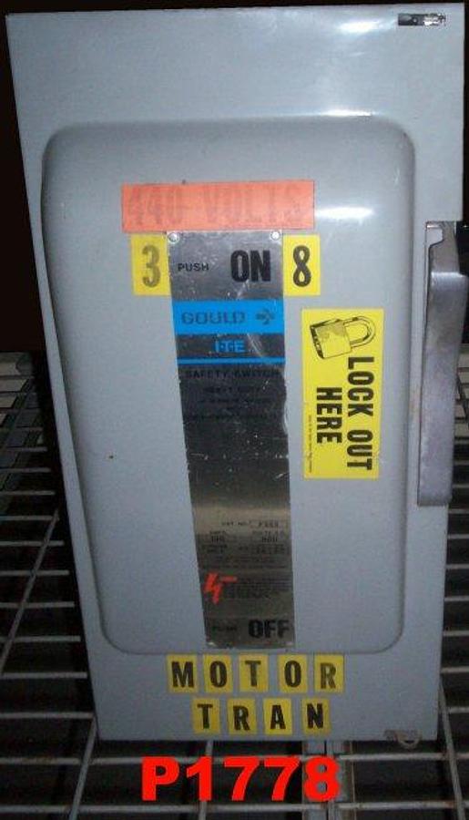Used ITE CAT#F353 100AMP 600VAC 3PH 25ST.HP