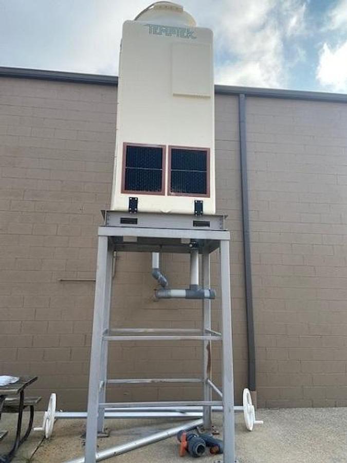 Used Temptek 45 Ton Tower Cell System
w/Tower, pump tank station & water treatment system