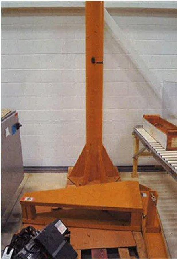 Used Gorbel 1/2 Ton Jib Crane