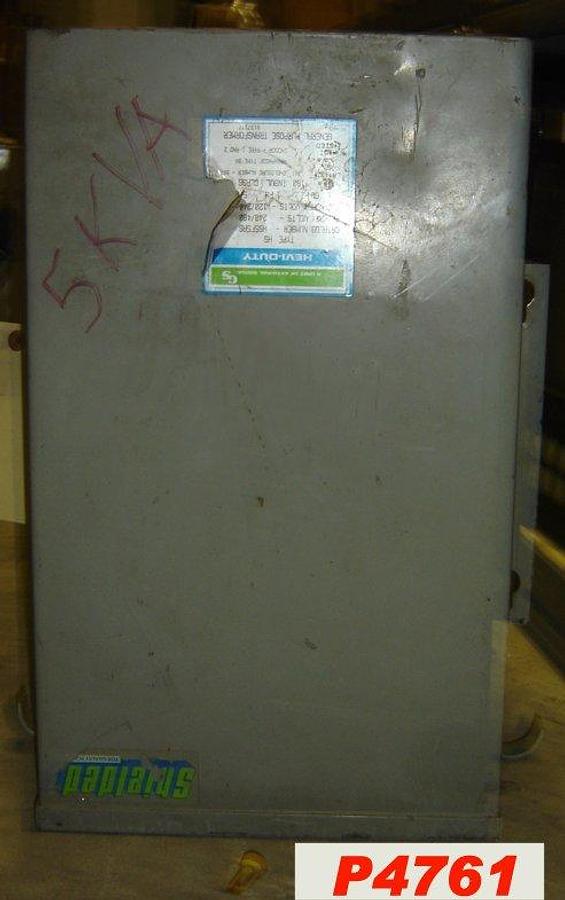 Used Hevi-Duty 5 KVA G.P. Transformer