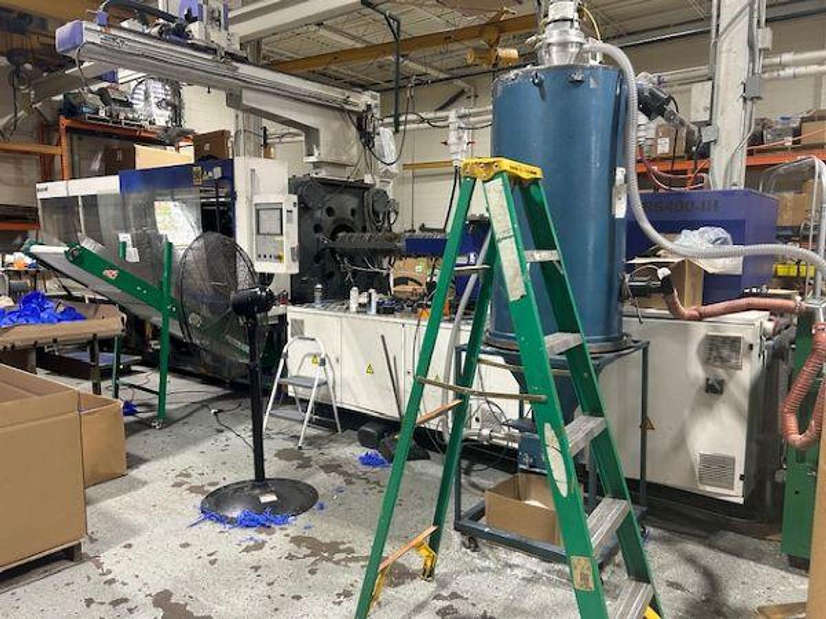 Used Thoreson McCosh 360 lb. Insulated Drying Hopper on stand
