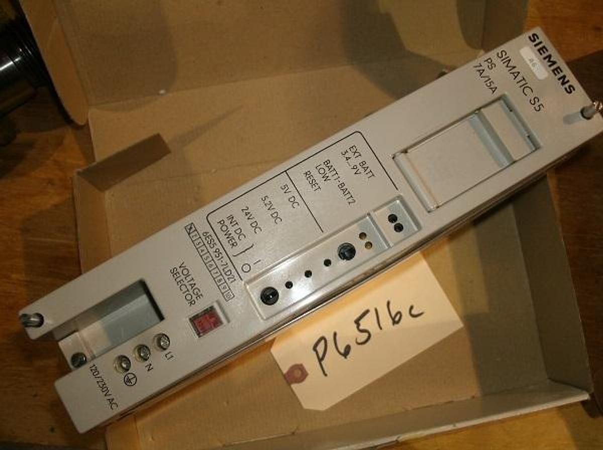 Used Siemens Power Supply Module