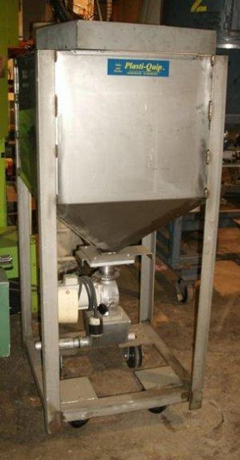 Used 100 lb. Plasti-Quip Surge Bin