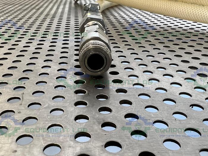 Used SF Medical  CW100 Neutrasil Silicone 129" Hose w/ Compression Fitting to Threaded