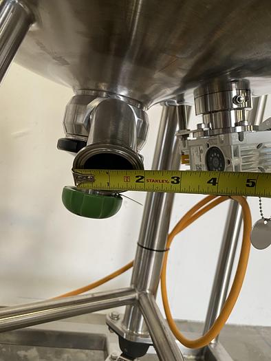 Used T&C  100 Liter Stainless Steel 45 PSI Jacketed Reactor w/ Agitator & Load Cells
