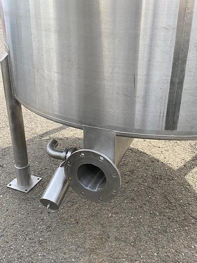 Used Highland Equipment 1,400 Gallon Stainless Steel Vertical Mixing Tank