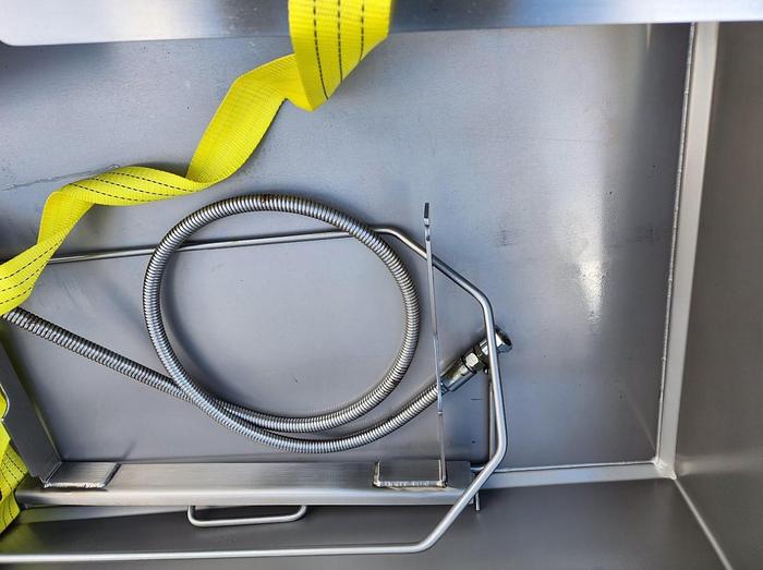 Used VULCAN #G40C, 40 GAL. NATURAL GAS BRAISING PAN/TILTING SKILLET w/ POURING FUNNEL & ARTICULATING 12" X 20" PAN FRAME HOLDER !