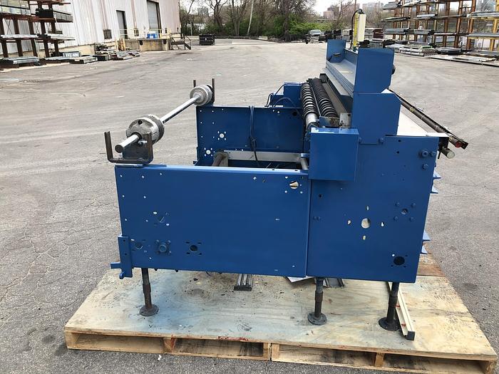 Used 60" ROSENTHAL SHEETER WA-S-5-UBVAA W/ 6" AIR CHUCKS