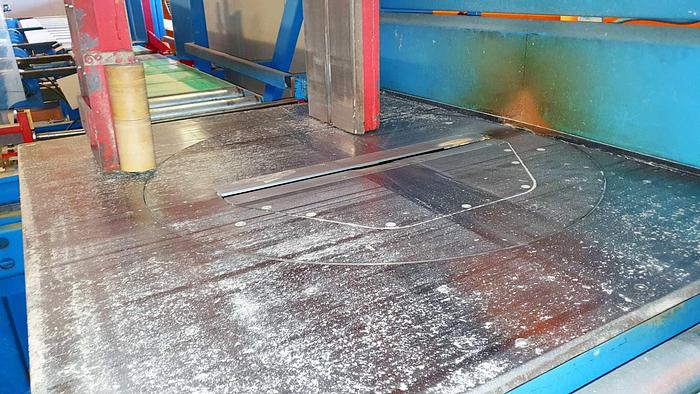 Used Hundegger K2-4 BHF joinery line  for log house production