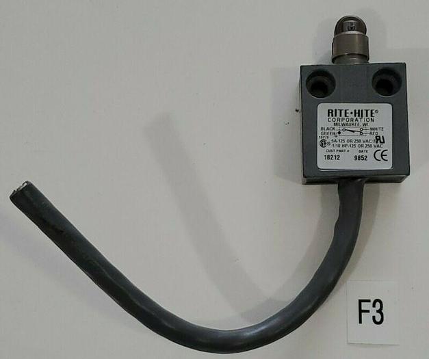 Used *PREOWNED* Rite Hite 18212 Limit Switch 5A 125/250 VAC 1/10HP + Warranty!