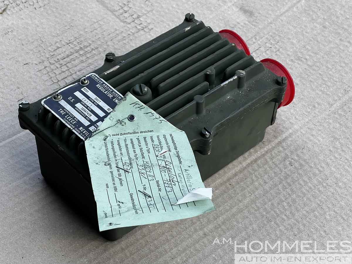 Used REGULATOR, ENGINE GENERATOR M109A3