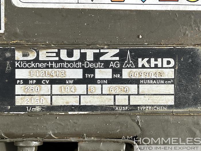 Used DEUTZ F12L413 M-BOOT