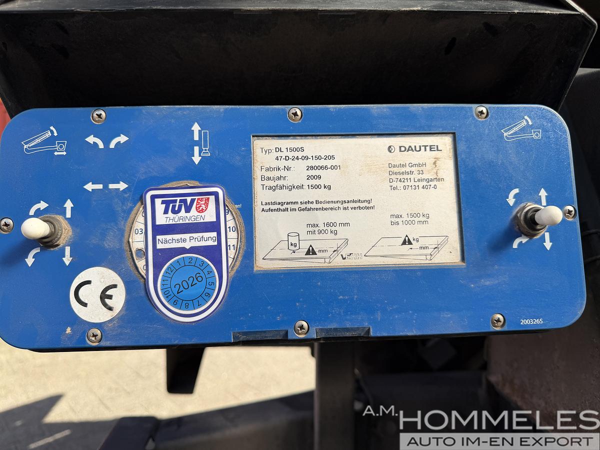 Used Iveco Eurocargo 140E24 4X4 with DAUTEL tail lift