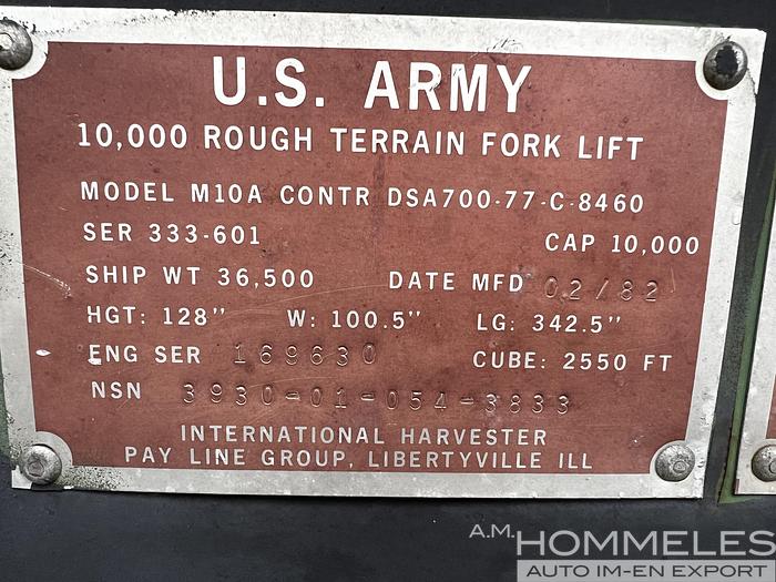 Used international Harvester M10A