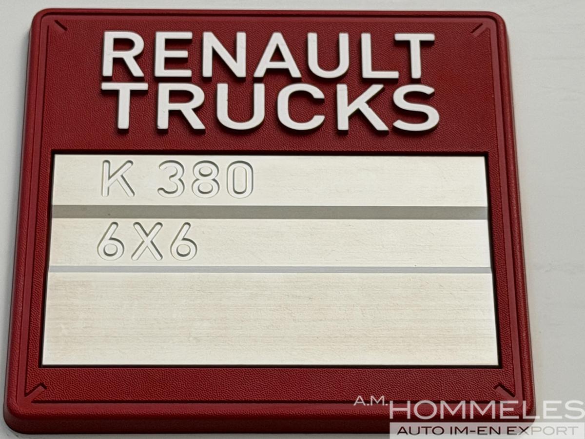 Used 2017 RENAULT K380 6x6 CARGO