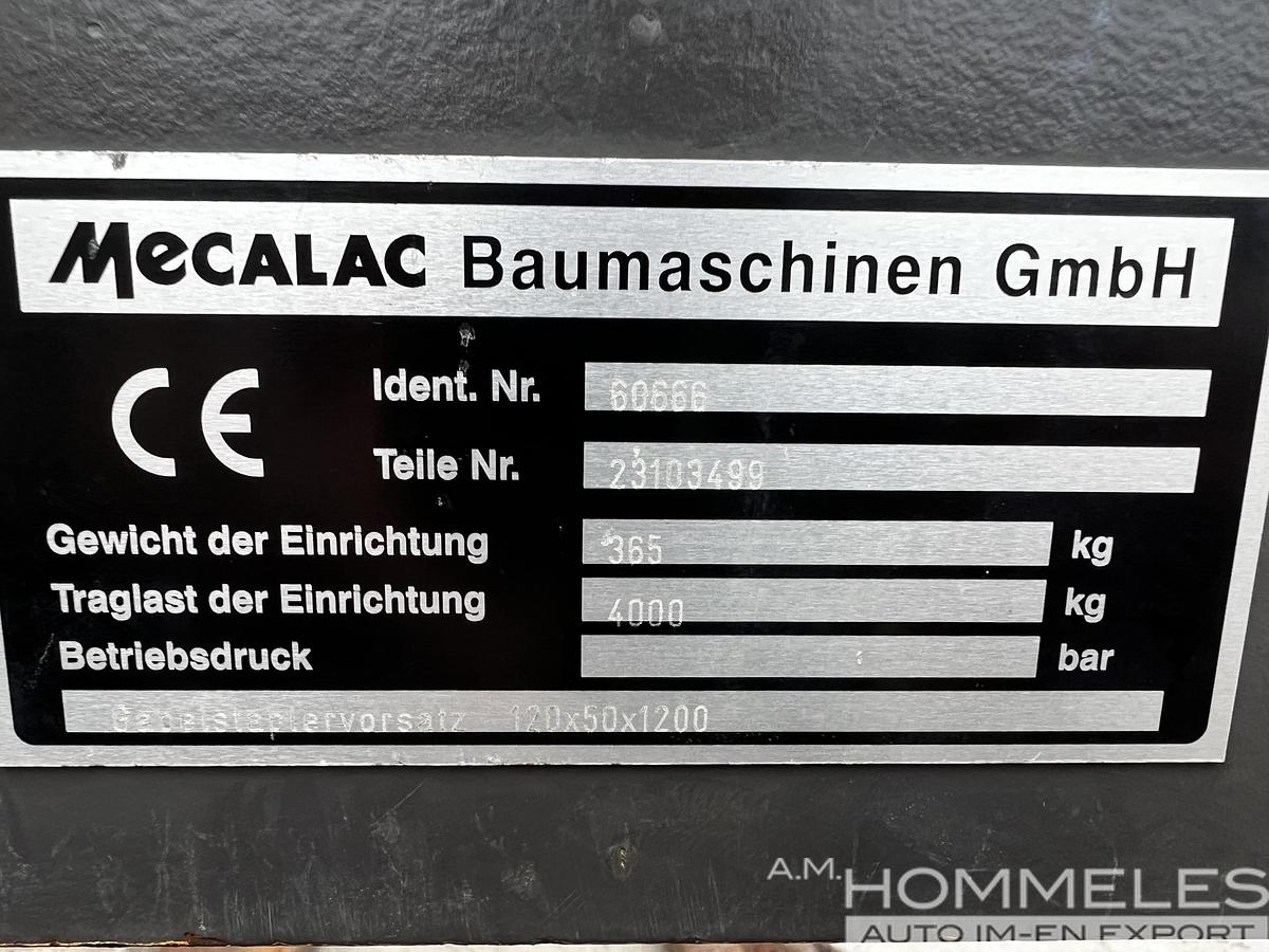 Used Mecalac PALLET FORKS 