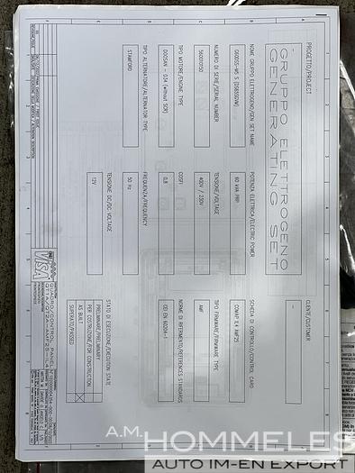 VISA , 60kVA STAGE V generator set