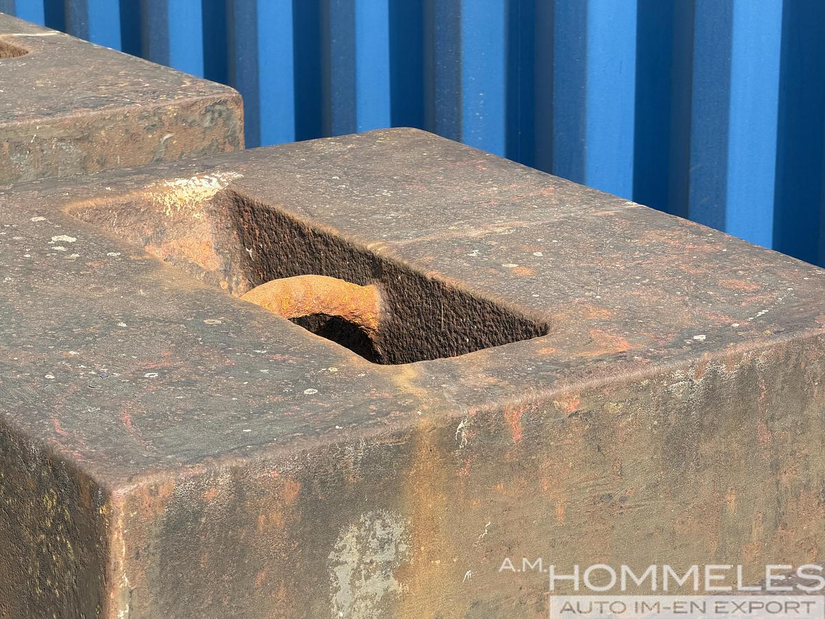 Used Steel Load Test Weights with Lifting Eyes