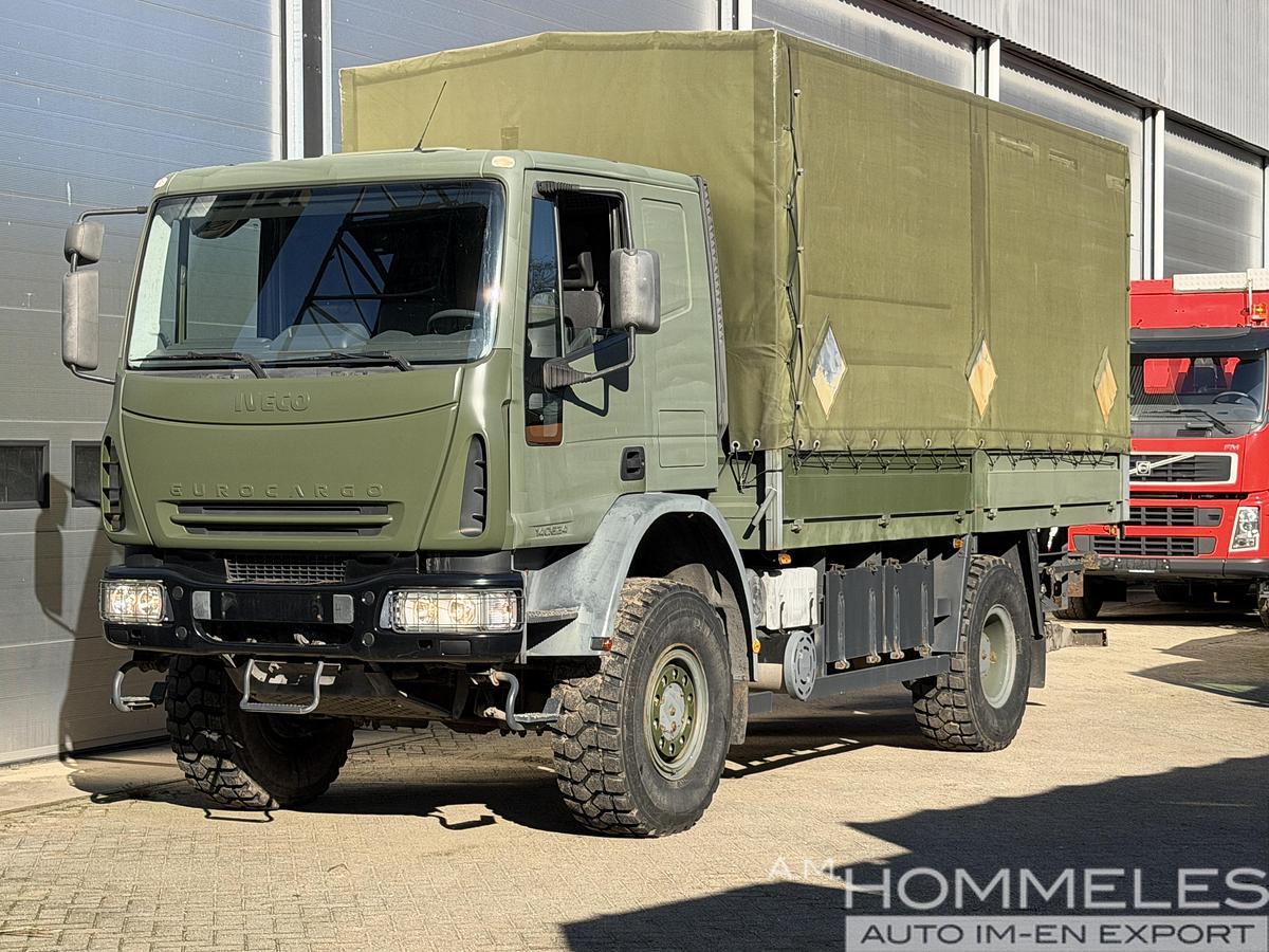 Used Iveco Eurocargo 140E24 4X4  with DAUTEL  tail lift