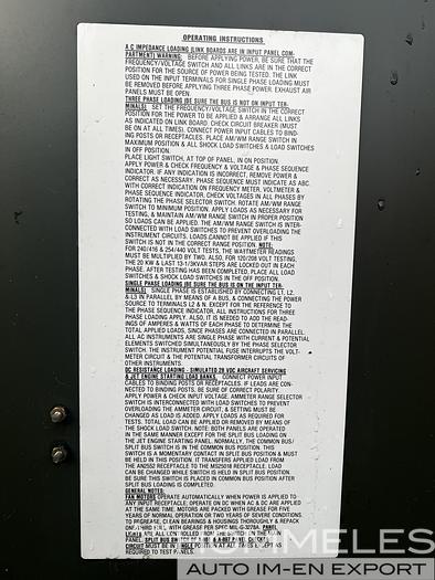 Used LOAD BANK TYPE A/M24T-8