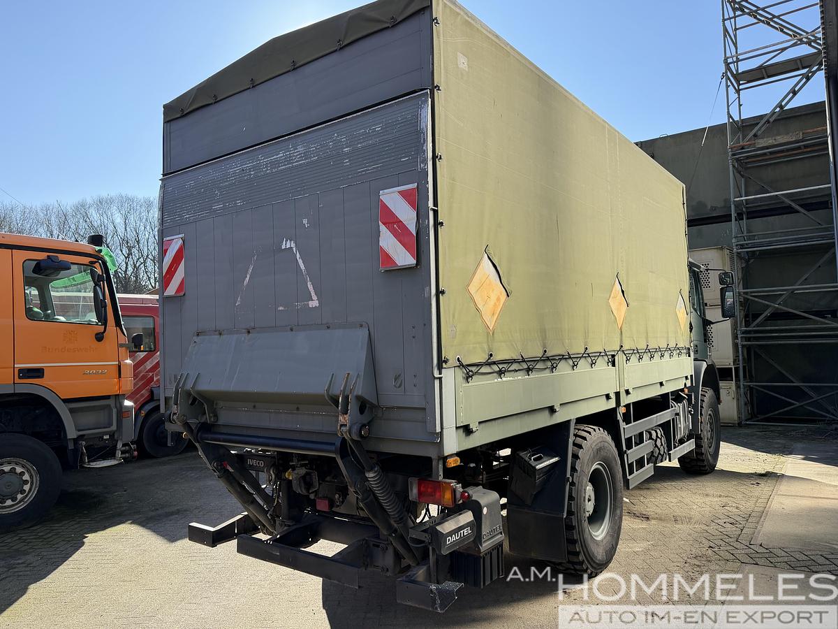 Used Iveco Eurocargo 140E24 4X4 with DAUTEL tail lift