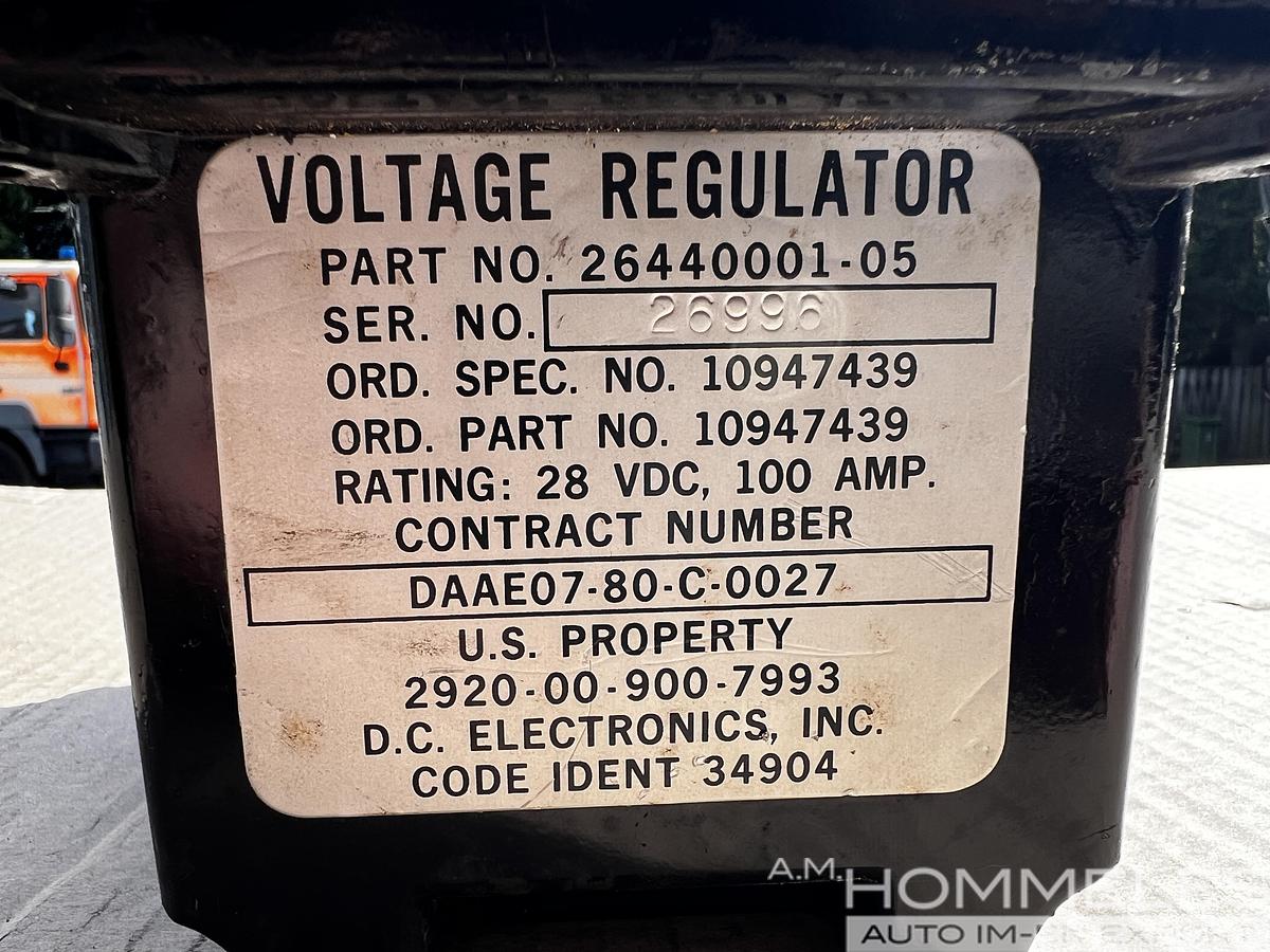 Used VOLTAGE REGULATOR M109